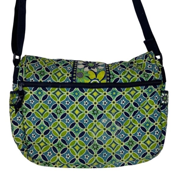 Vera Bradley Baroque Messenger Bag With Adjustable Strap & Multiple Pockets - Picture 2 of 8